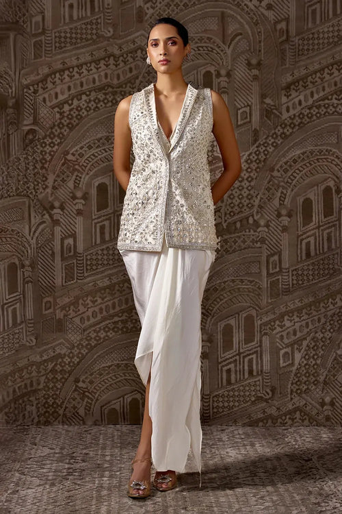 The Vestige Jacket Skirt Set