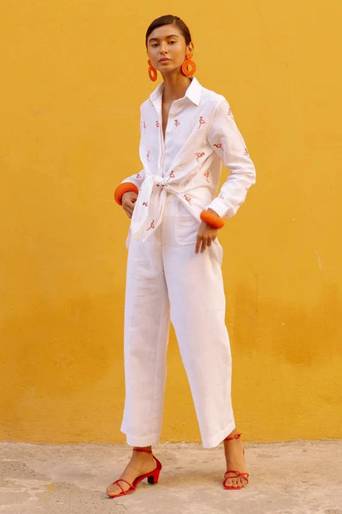 White Flamingo Blouse