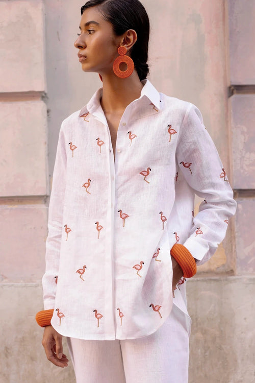 White Flamingo Blouse