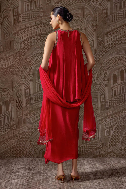 The Crest Kurti Skirt Set