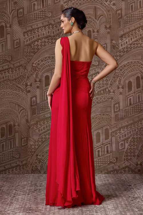 The Crown Saree Set