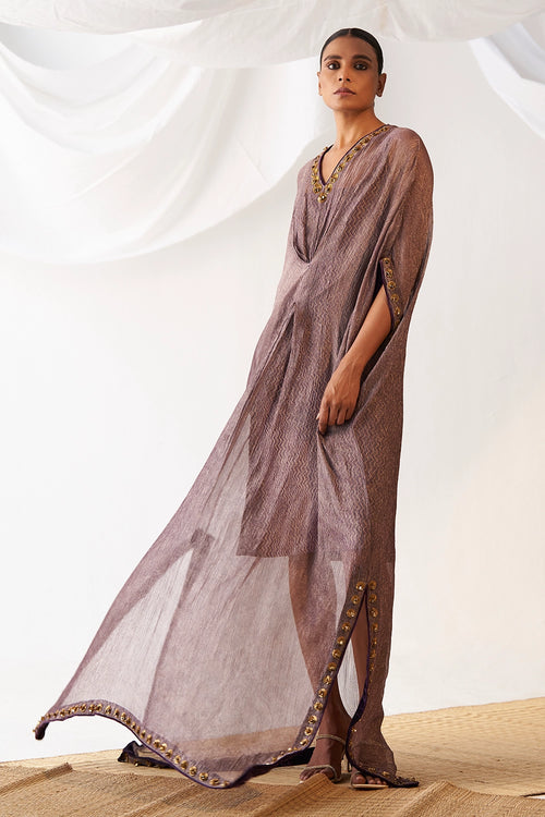 Sansa Purple Kaftaan