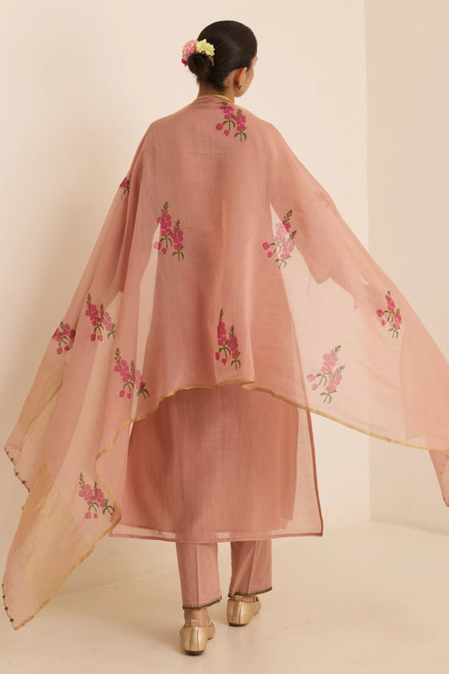 Ivy Peach Kurta Set
