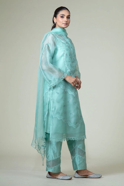Mint Saira Kurta Set