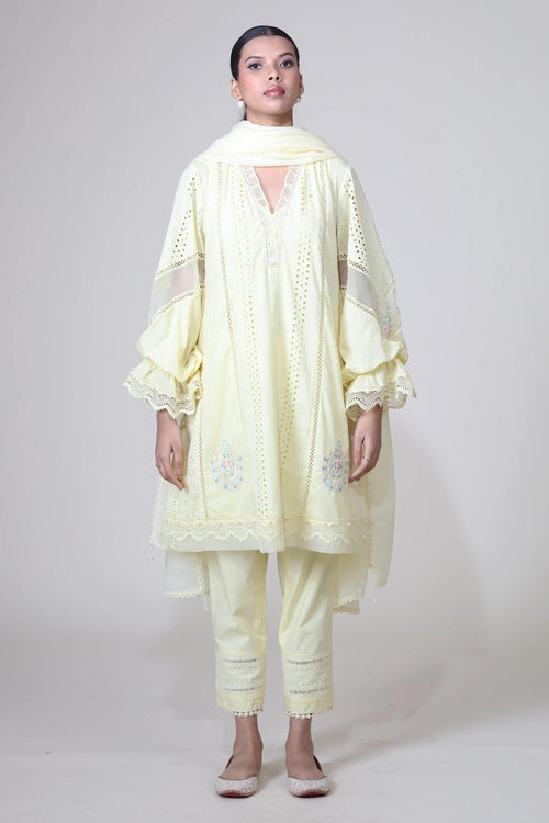 Yellow Jasmine Kurta Set