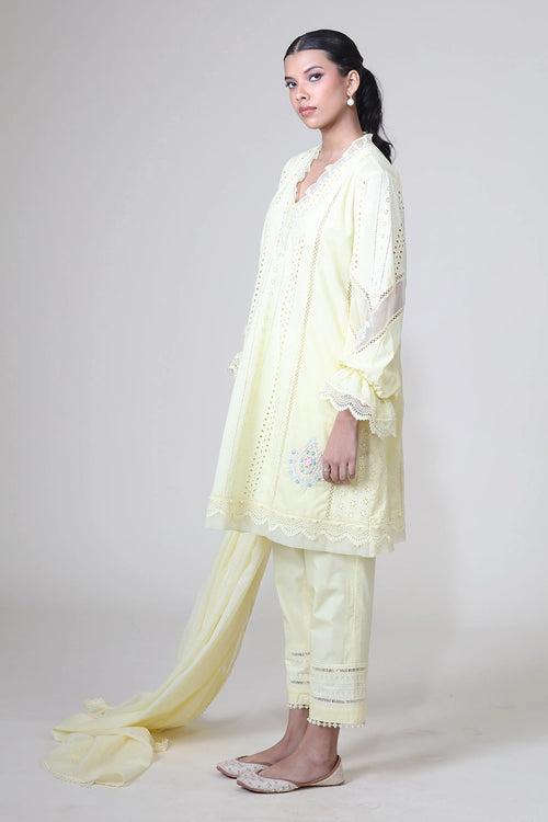 Yellow Jasmine Dupatta