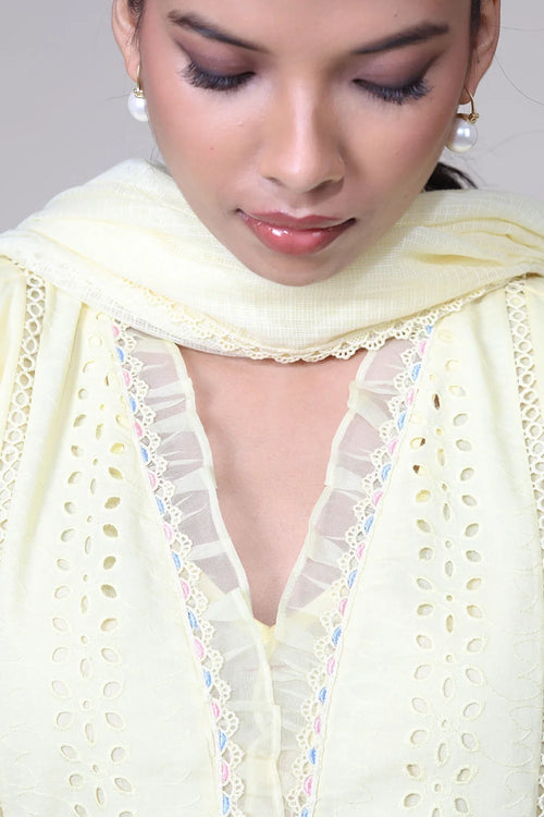 Yellow Jasmine Kurta Set