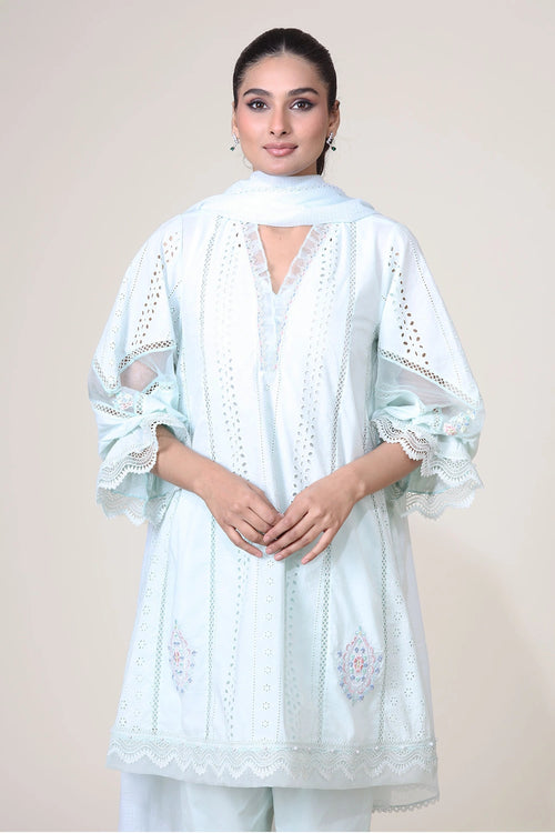 Mint Jasmine Kurta Set