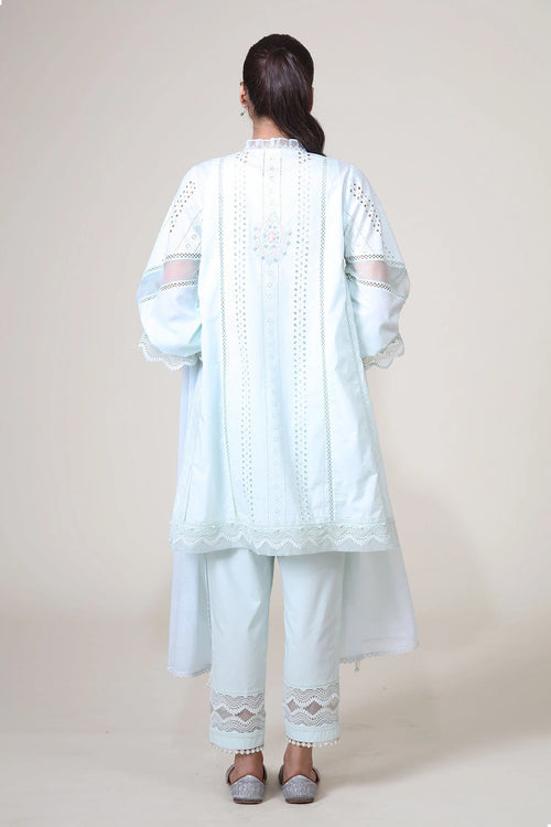 Mint Jasmine Dupatta