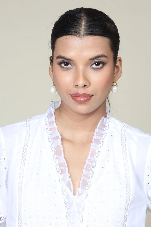 White Jasmine Kurta Set