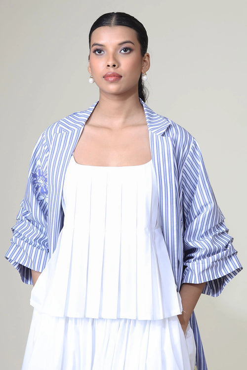 Blue Stripe Ziba Jacket