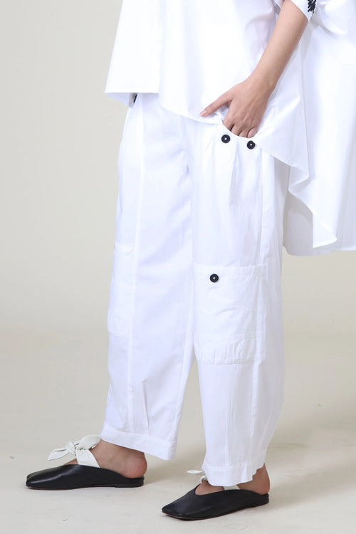 White Manya Pants