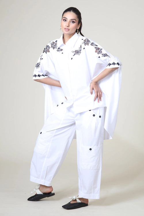 Black and White Manya Kaftan