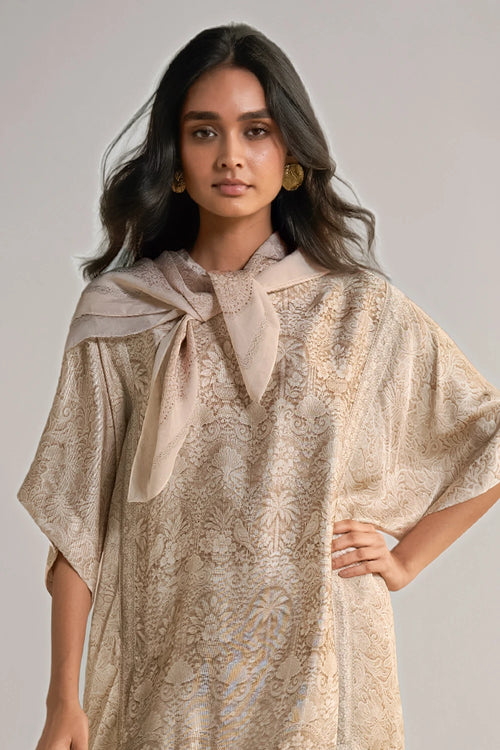 Lace Printed Wide Legged Pant Set