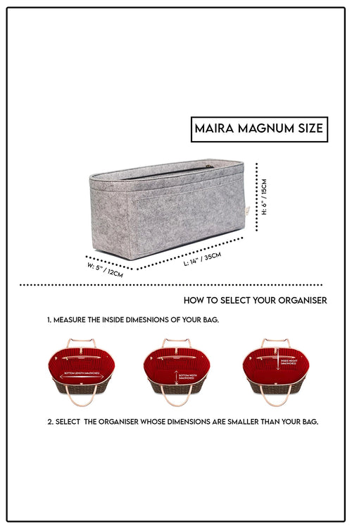 Grey Maira Magnum Organiser