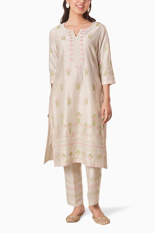 Mala Ivory Kurta Set