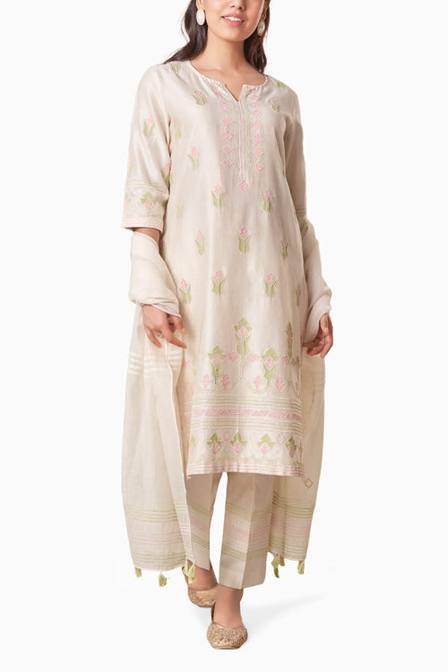 Mala Ivory Kurta Set