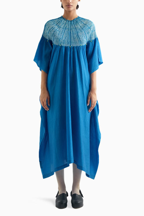 Native Metal Methyl Blue Kaftan