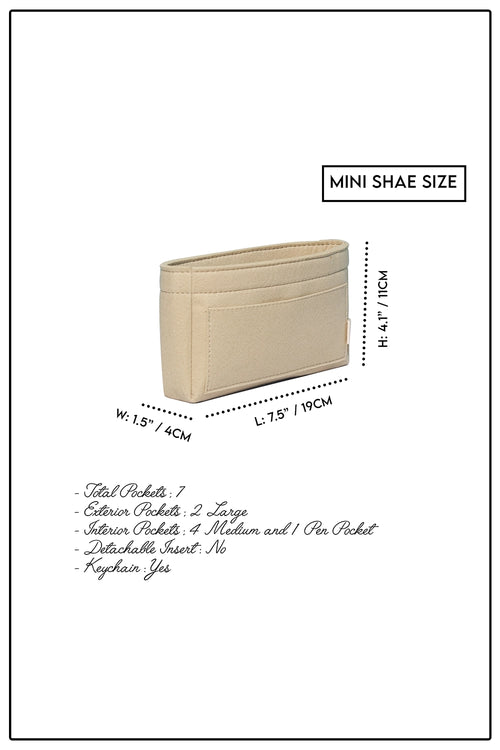 Beige Mini Shae Organiser