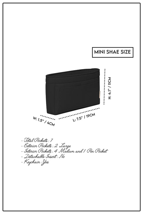Black Mini Shae Organiser