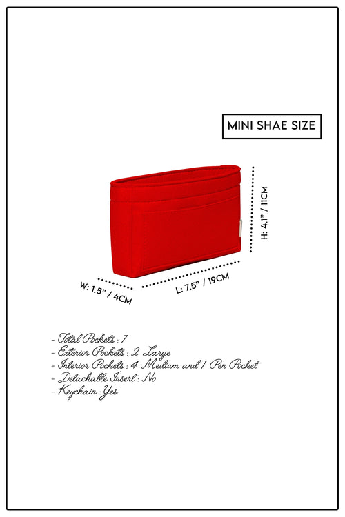 Red Mini Shae Organiser
