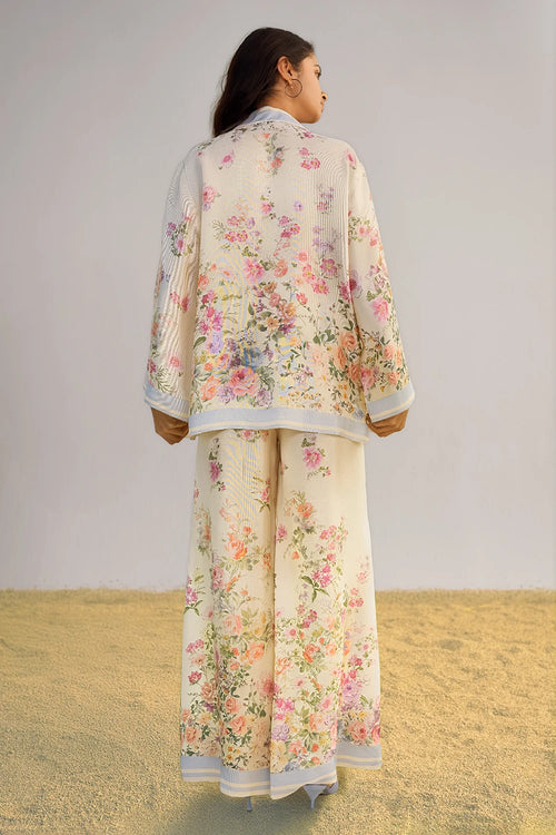 Pastel Floral Print Pant