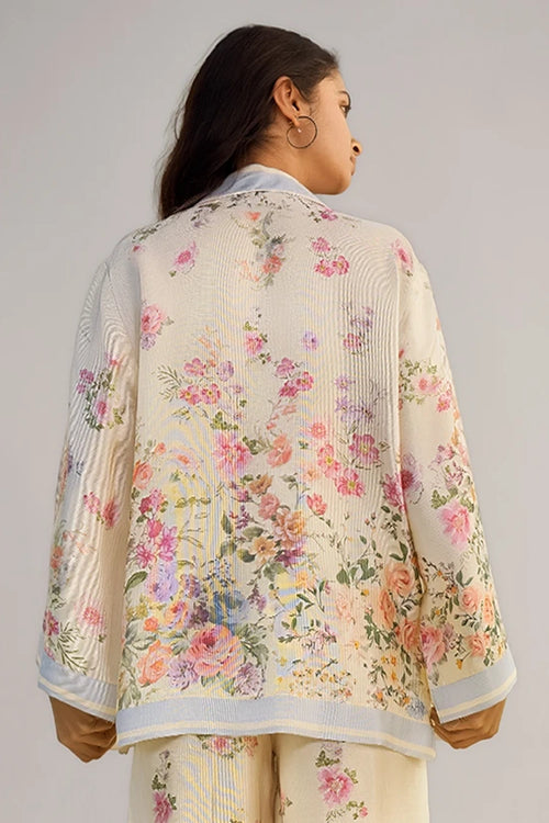 Pastel Floral Print Shirt