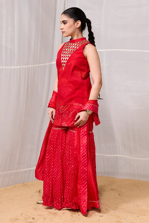 Red Dhora Garara