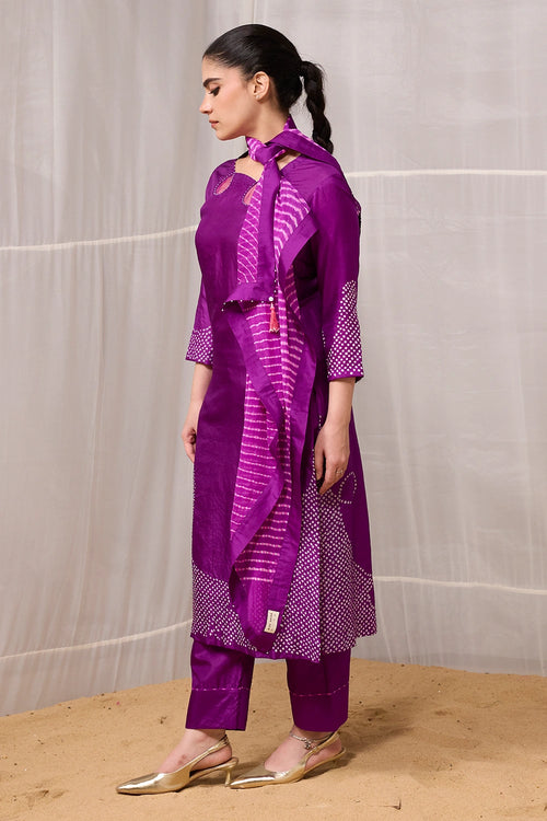 Purple Raah Suit