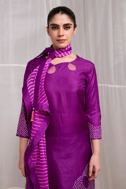 Purple Raah Suit