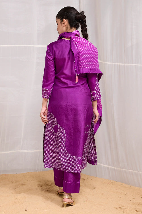 Purple Raah Suit