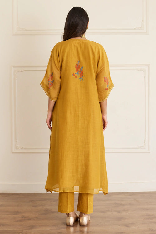 Ochre Blossom Co-ord Set