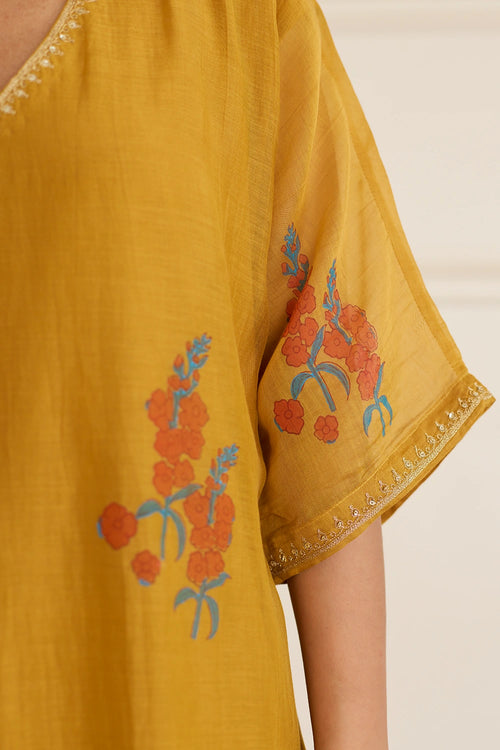 Ochre Blossom Co-ord Set