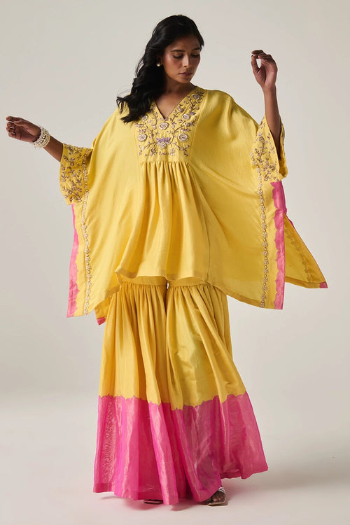 Khayaal Nargis Tissue Sharara Set