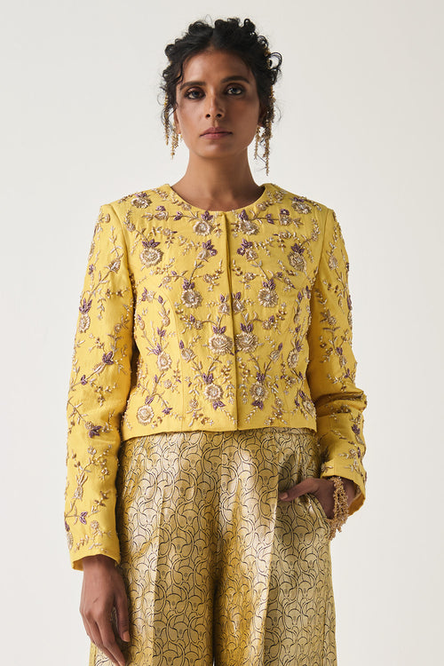 Rizwana Nargis Silk Jacket