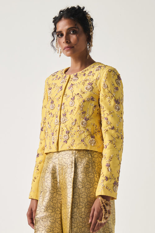 Rizwana Nargis Silk Jacket