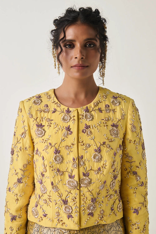 Rizwana Nargis Silk Jacket