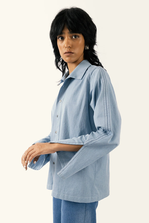 Slit Sleeve Shirt