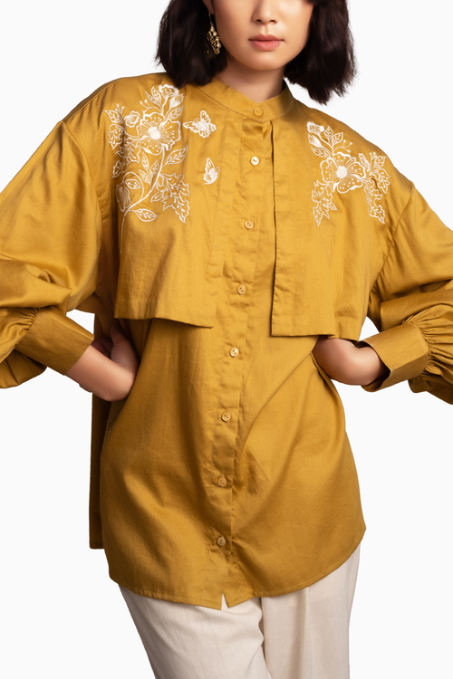 Mustard Winged Shirt