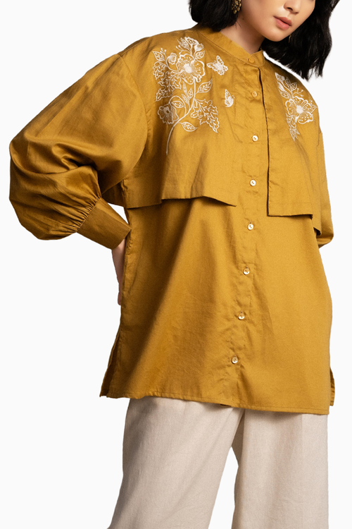Mustard Winged Shirt