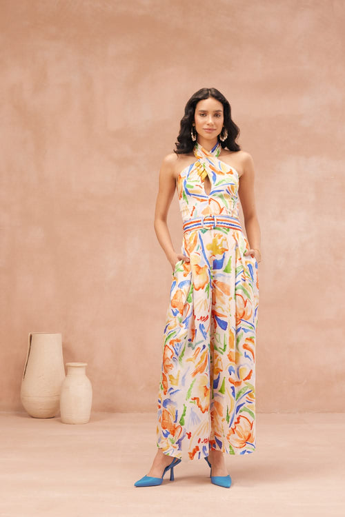 Paloma Brushstroke Jumpsuit