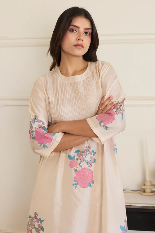 Petal Pearl Pintuck Co-ord Set