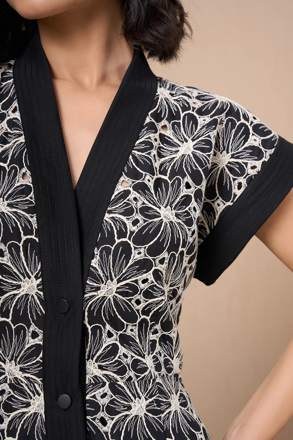 Floral Tapestry Mini Dress