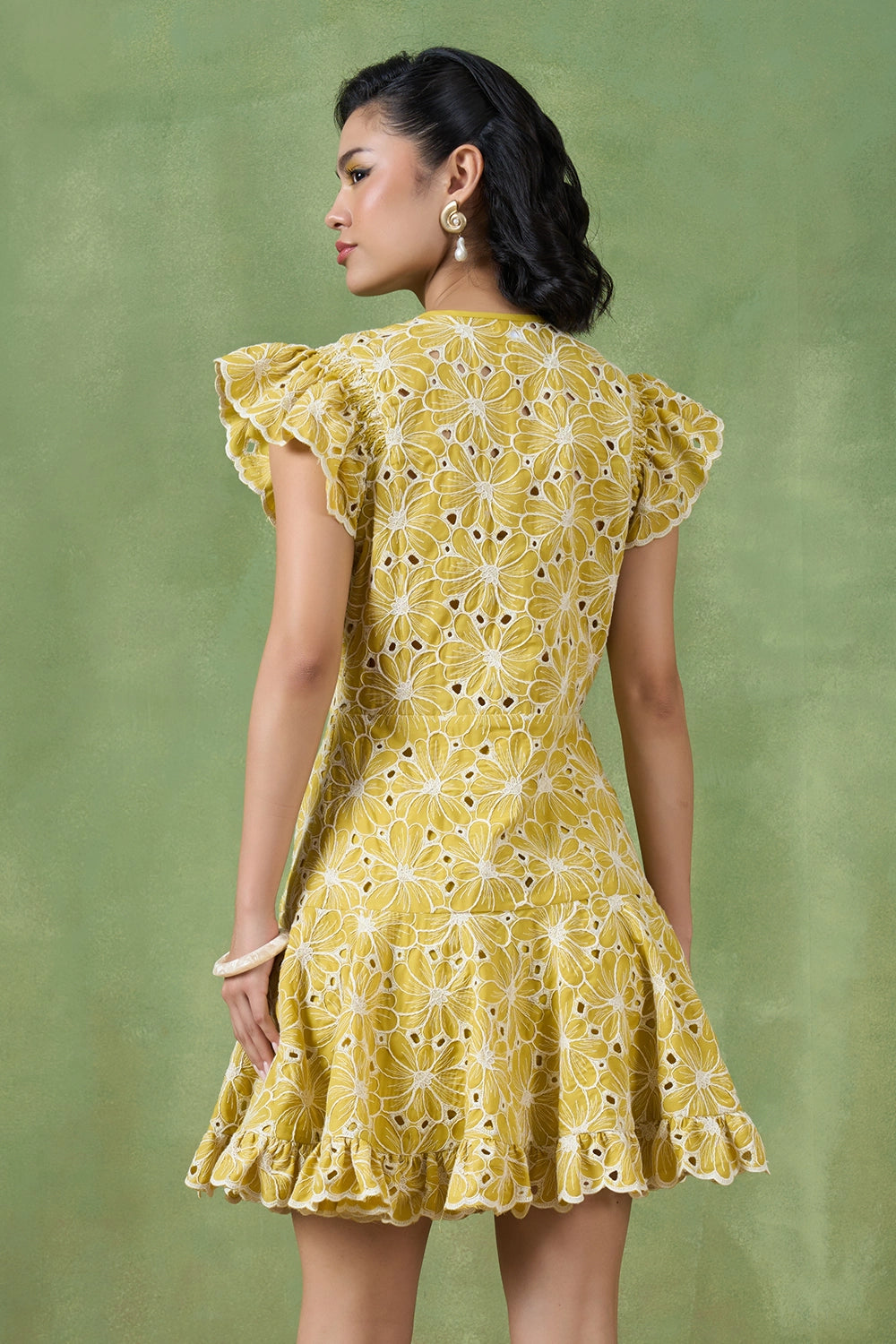 Sunny Daisy Eyelet Dress
