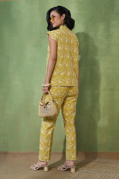 Sunflower Eyelet Co-ord Set