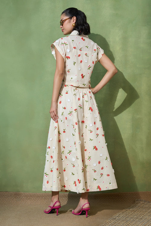 Floral Whispers Skirt Set