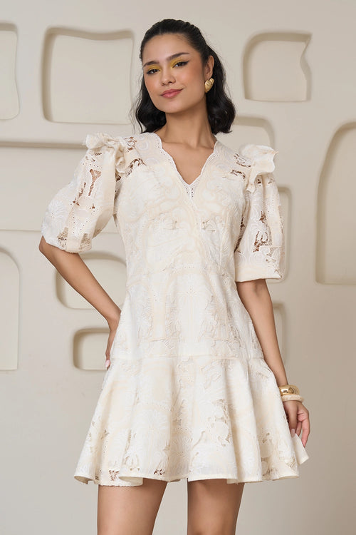 Ivory Lace Dress