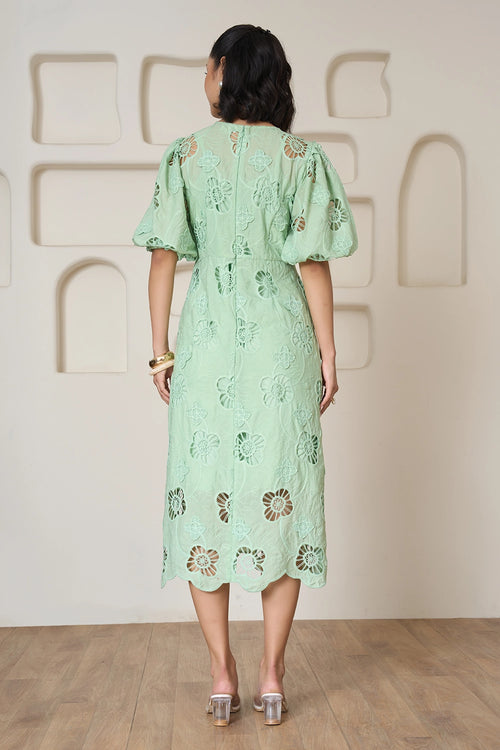 Sage Serenade Midi dress