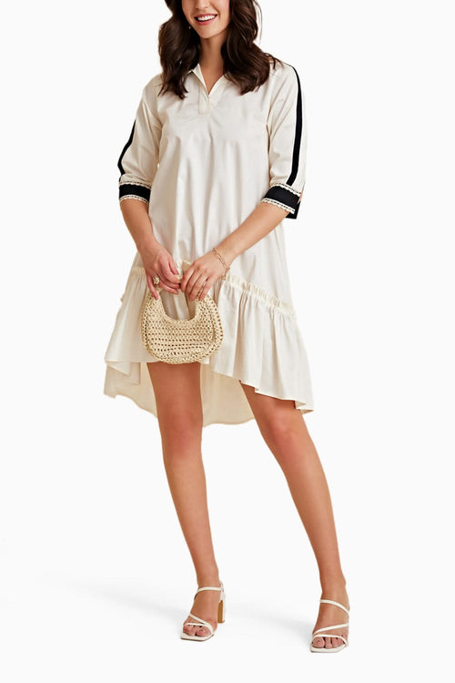 White High Low Dress