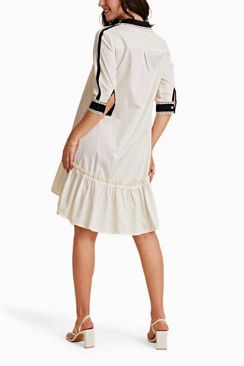 White High Low Dress